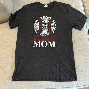 Baseball Mom Graphic T-Shirt